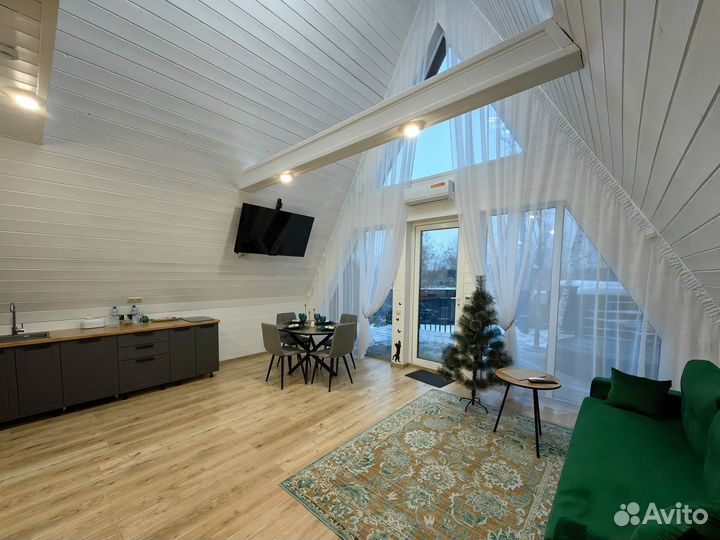 Дом в аренду на сутки с чаном и баней 80 m