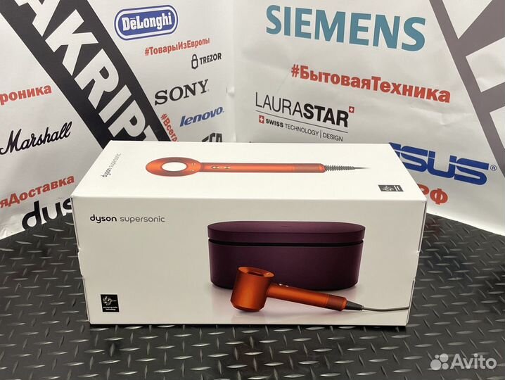 Фен Dyson Supersonic Оранжевый топаз HD08 HD07