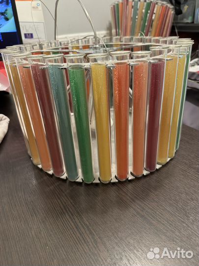 Люстра с колбами