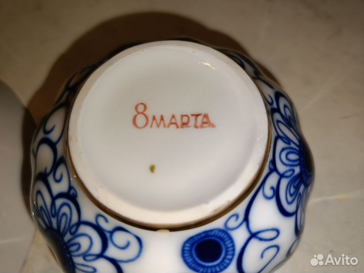 Чайные чашки с блюдцами лфз СССР 