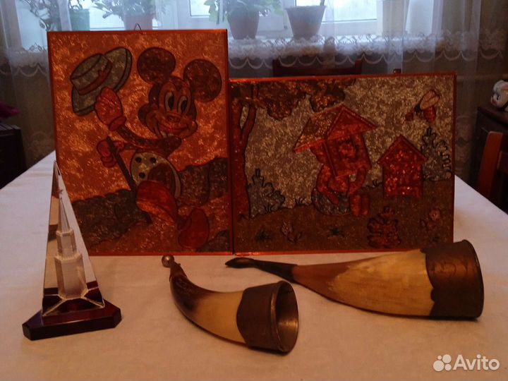 Сувенир рог. Панно