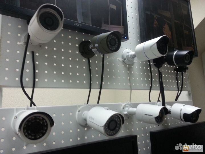 Установка видеонаблюдения с закупкой оборудования