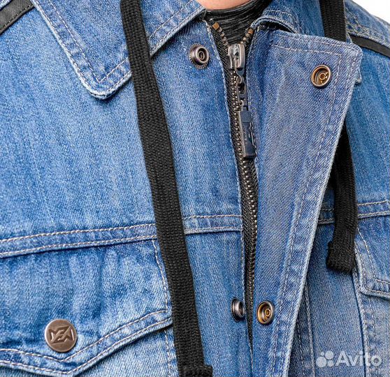 Мото Куртка джинсовка текстильная moteq Groot