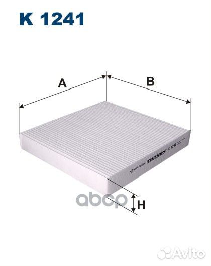 Фильтр салона K1241 Filtron