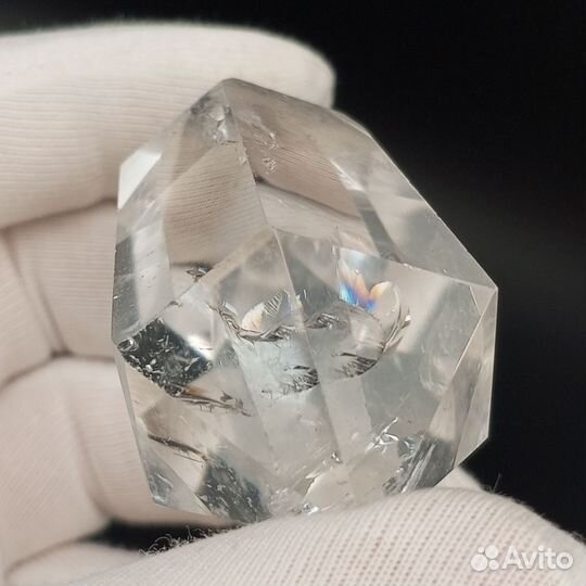 Горный хрусталь двухголовик кристалл