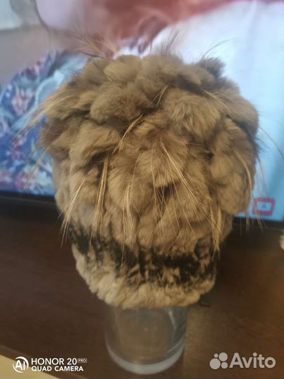 Шапка из кролика рекс