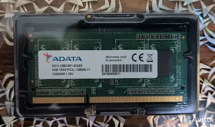 Оперативная память ddr3, 4 gb для ноутбука
