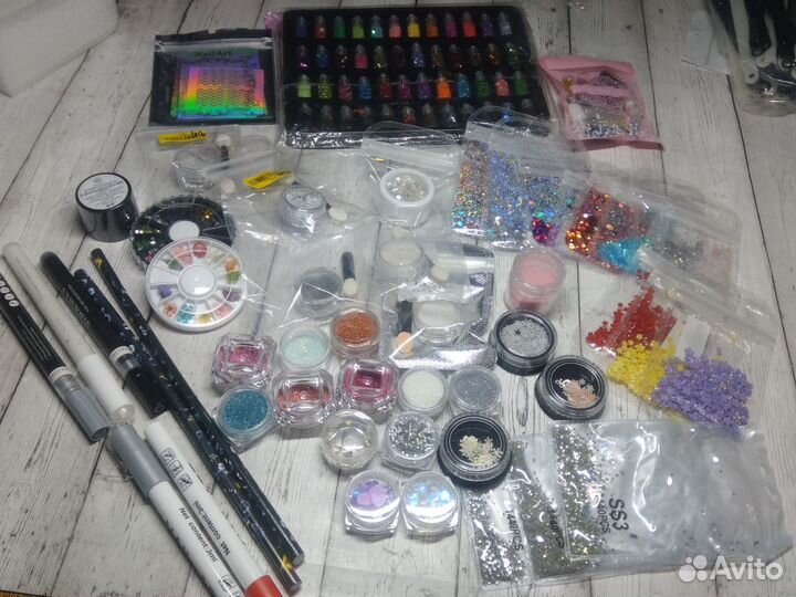 Всякий дизайн для ногтей. Набор пилок и инструмен