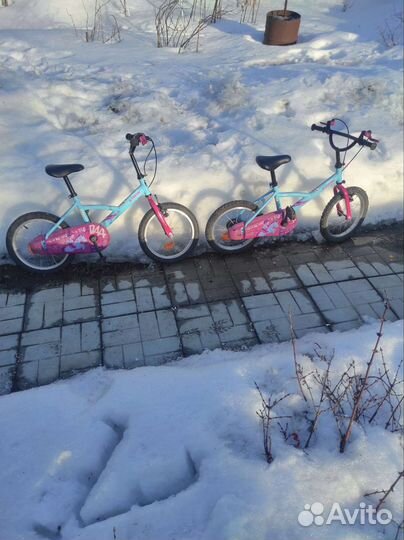 Детский велосипед btwin 16 бу