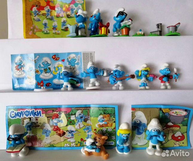 Киндер сюрприз и не киндер. Смурфики