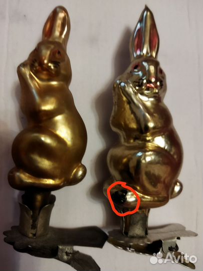 Елочные игрушки СССР на прищепке