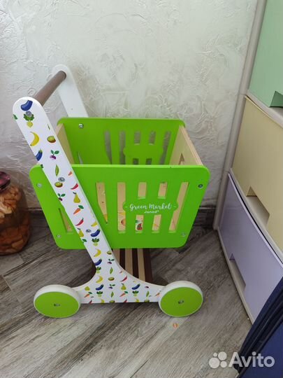 Детская тележка супермаркет