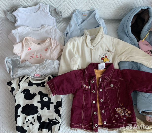 Вещи пакетом 0 - 6 месяцев