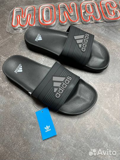 Мужские черные Шлепки/сланцы adidas 41/42/43/44/45