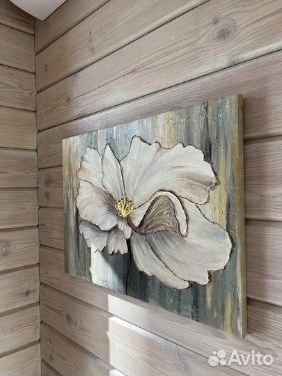Большая интерьерная картина «Цветок»