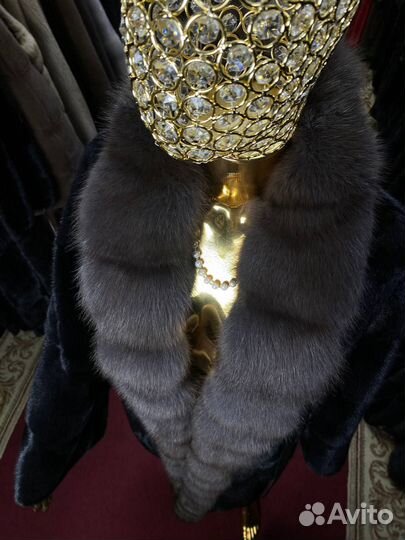 Шуба из Премиальной норки BlackGlama