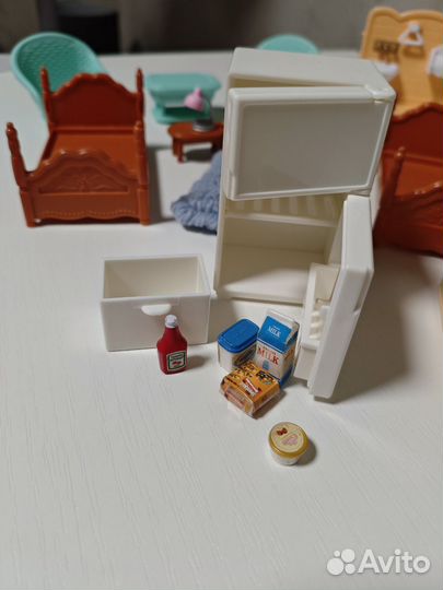 Мебель в домик Sylvanian families одним лотом