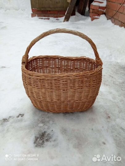 Корзина плетеная