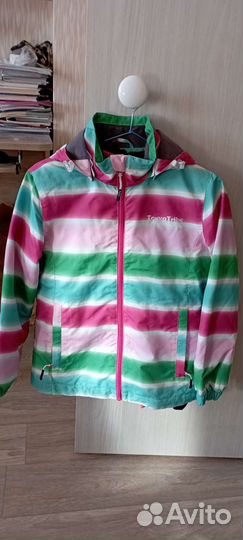 Куртка весна-осень для дев на флисе