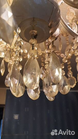 Люстра хрусталь СССР