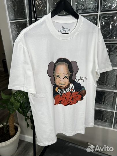Футболка Travis Scott Cactus Jack Utopia x kaws