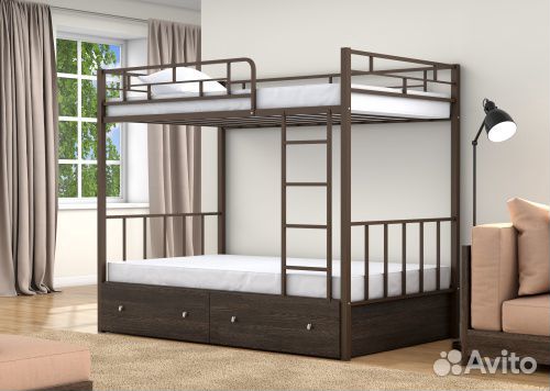 Двухъярусная кровать Валенсия 120