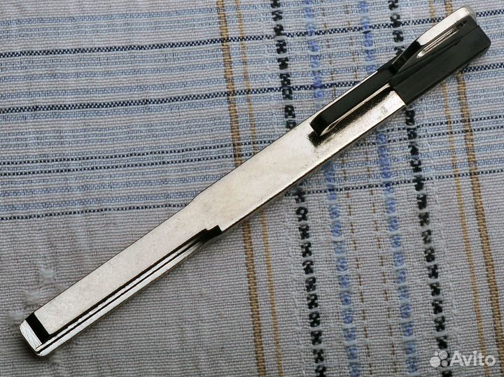 Лезвие ключа Mercedes черная большая рыбка