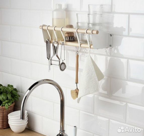 Полка для кухни Икеа неребю 40х12х9.9