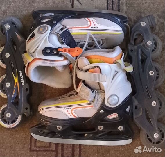 Ролики+коньки 33-36