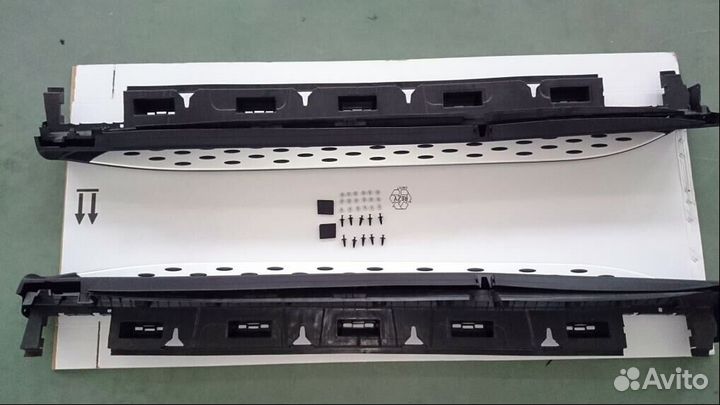 Пороги интегрированные Mercedes GLE Мерседес гле