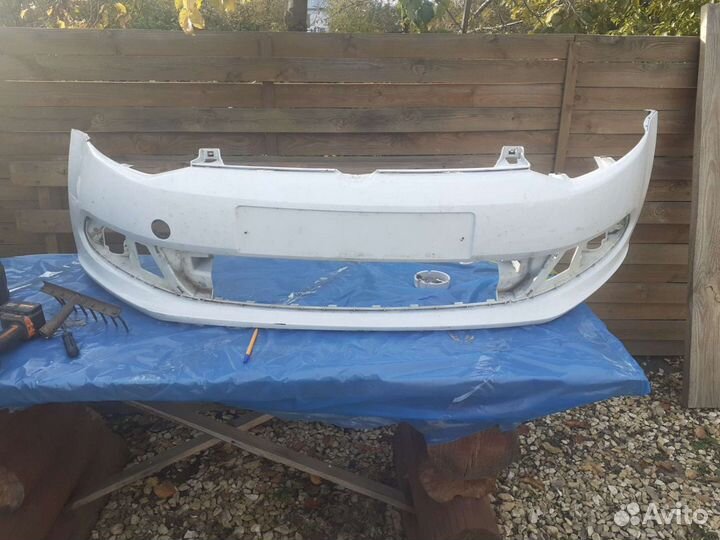 Бампер передний volkswagen polo2014год