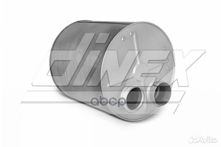 DIN21496 резонатор (бочка) глушителя DAF CF75