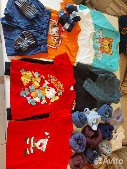 Пакеты с вещами для мальчика на 1,5-2,5 года 3 шт