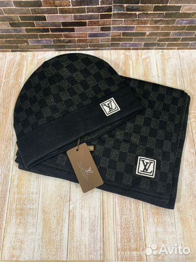 Шапка шарф Louis Vuitton