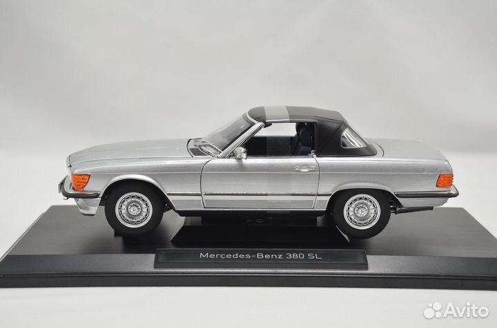 1/18, Mercedes-Benz 380 SL 1985 Silver, Norev