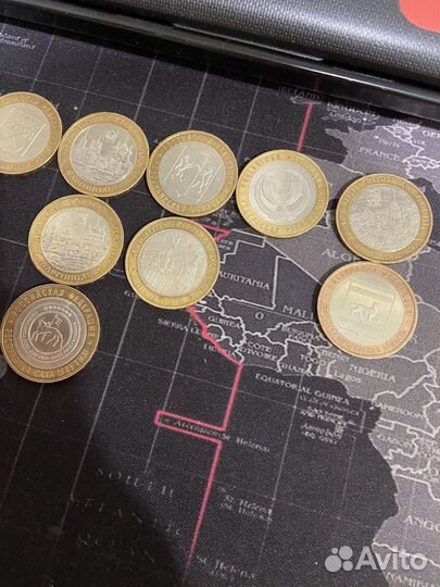 Монеты юбилейные 10рублей