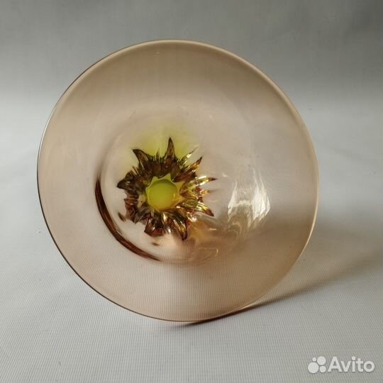 Ваза и кружка. Карамельное стекло. Винтаж