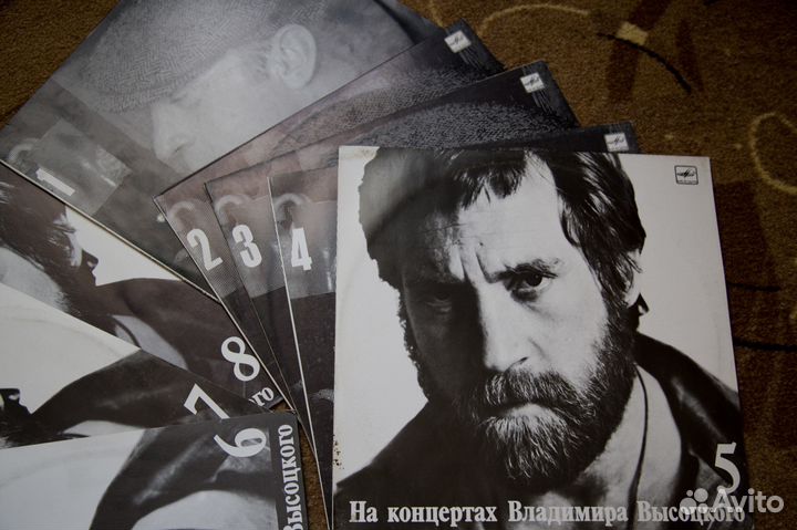 8 винил пластинок В.Высоцкого