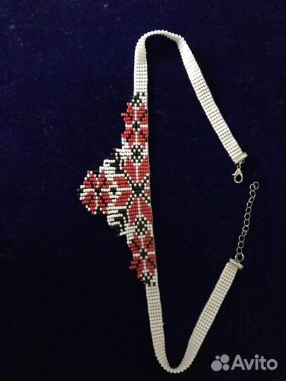 Чокер из бисера