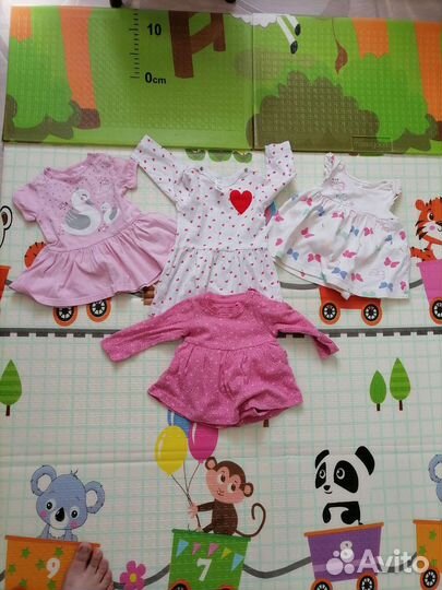 Одежда пакетом для девочки 62-68