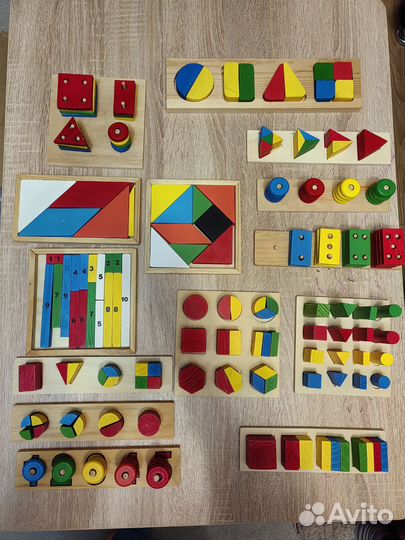 Деревянный сортер развивающий