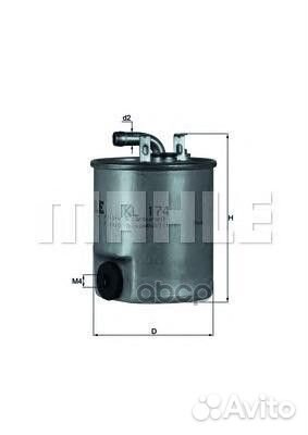 Ограниченное наличие.Фильтр топливный kl174 Mah