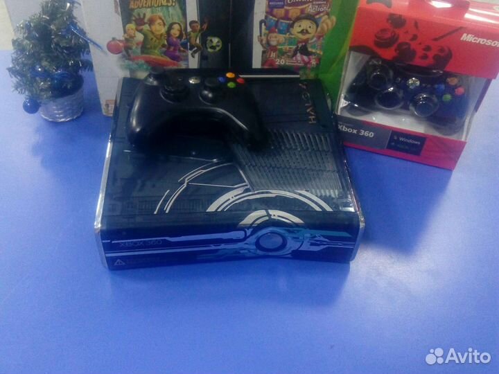 Xbox 360 slim прошитый и много игр