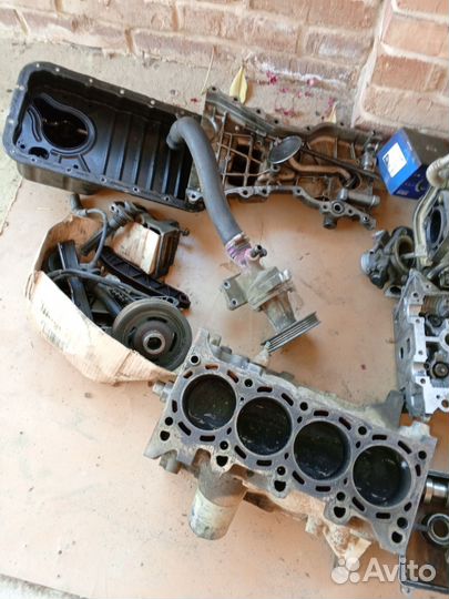 Двигатель 1.2 на Шевроле авео, разобран