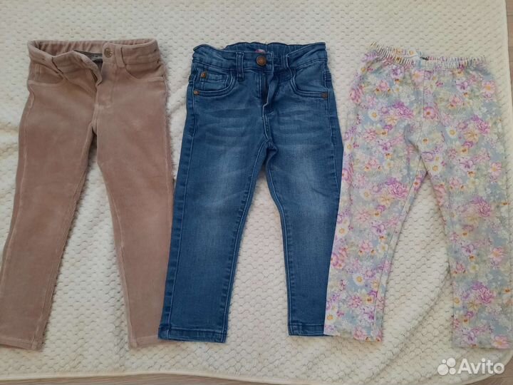 Брендовые вещи пакетом на девочку 92 98