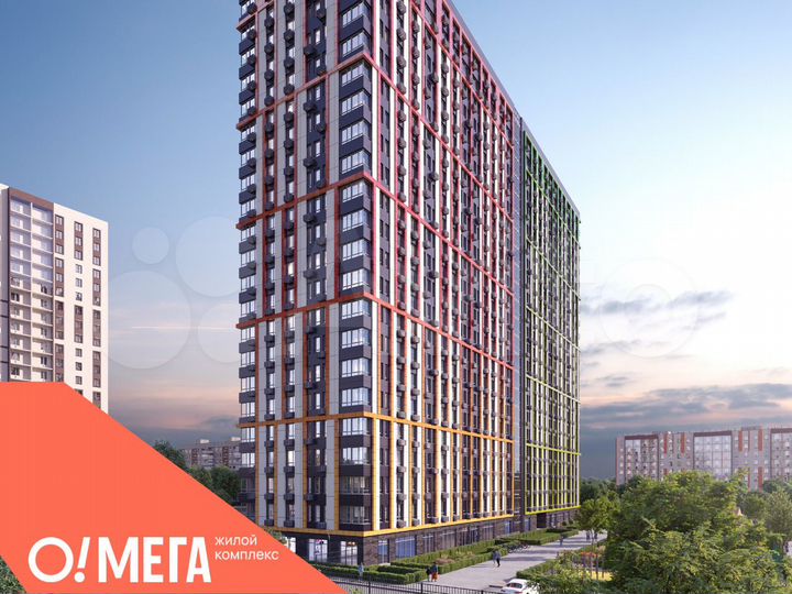 1-к. квартира, 43,2 м², 22/23 эт.