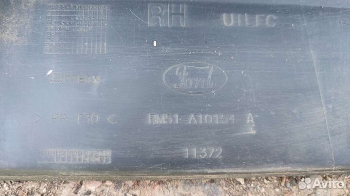 Накладка порога правая Ford focus 3