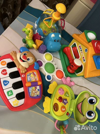 Развивающие игрушки baby GO, fisher price пакетом