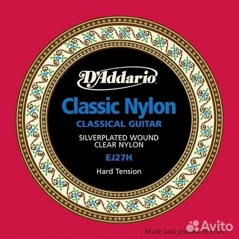 DAddario EJ27H Student Hard струны для классическ