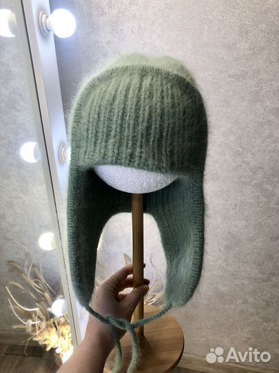 Шапка ушанка женская